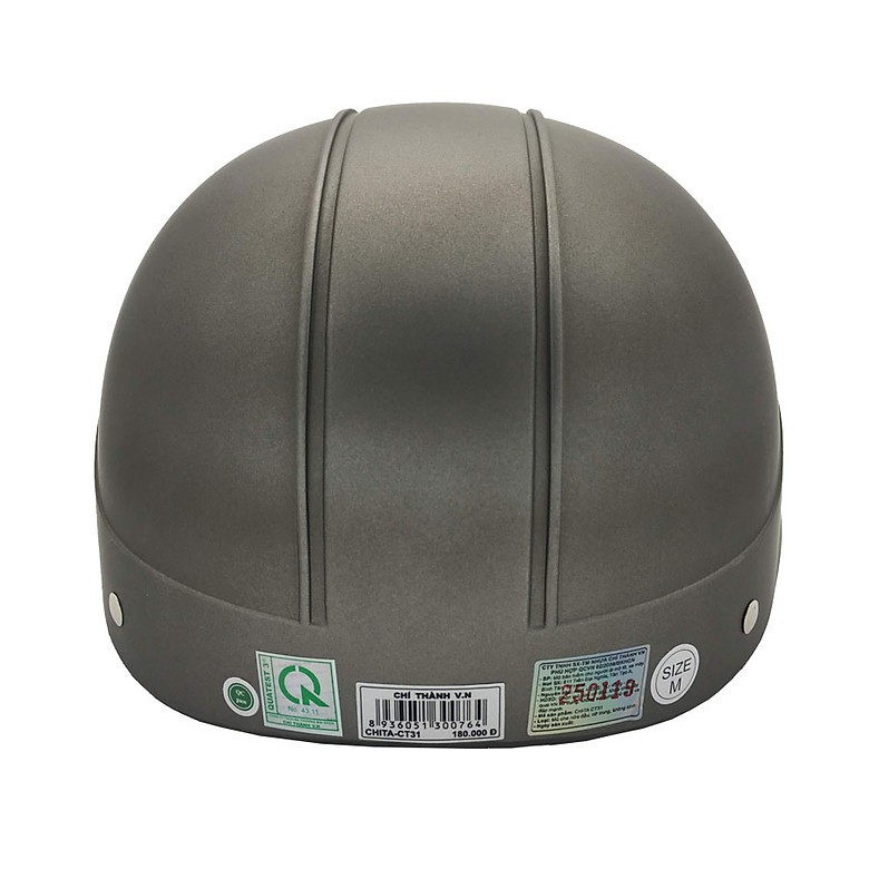 Mũ bảo hiểm thời trang CHITA HELMETS CT31, an toàn, gân mũ mạnh mẽ, lưỡi trai mềm cá tính