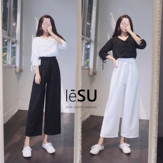 Quần ống suông lở 9 tấc