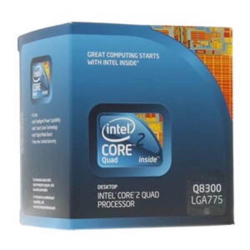 CPU core quad Q8300 2,5x4GHz socket 775 bảo hành 24 tháng (tặng kèm keo hanlziye siêu mát)