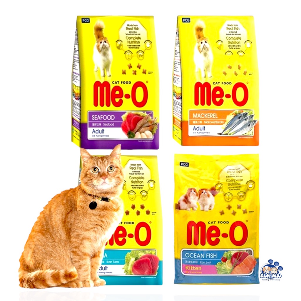 ME-O Thức ăn cho mèo dạng viên Cá Ngừ, Cá Thu, Hải Sản, Cá Biển - Kún Miu Pet Shop