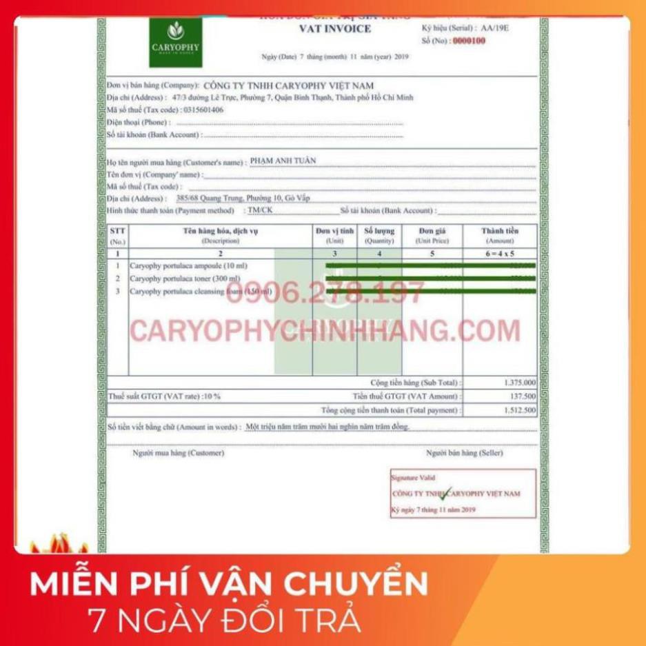 Sỉ-  Serum ngăn ngừa mụn và thâm Caryophy Chính Hãng - Serum Mụn Ngăn Ngừa Mụn Ẩn,Mụn Đầu Đen | BigBuy360 - bigbuy360.vn