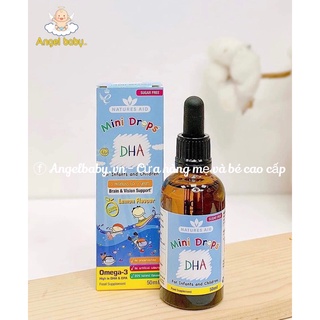 Dha giọt cho bé từ 3 tháng tuổi natures aid dha drops, uk