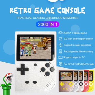 Máy chơi game cầm tay kèm dây cáp cho GBA Arcade