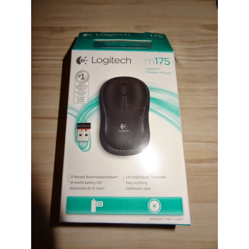 [HCM] CHUỘT MÁY TÍNH KHÔNG DÂY LOGITECH M175 LASER ĐỘ NHẠY, ĐỘ BỀN CAO