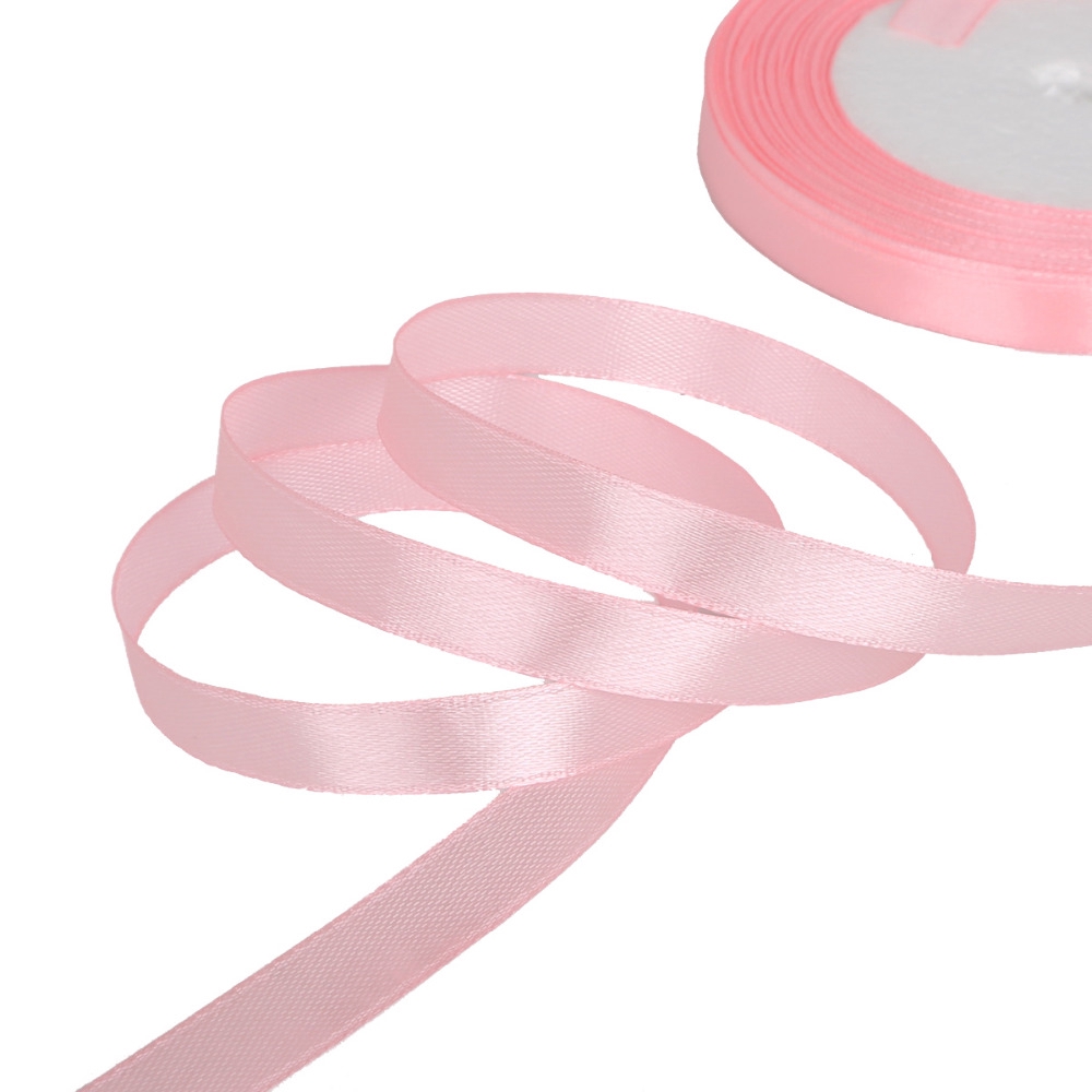 Cuộn dây ruy băng satin rộng 7mm dài 25yards dùng trang trí tiệc cưới / sổ lưu niệm / gói quà DIY