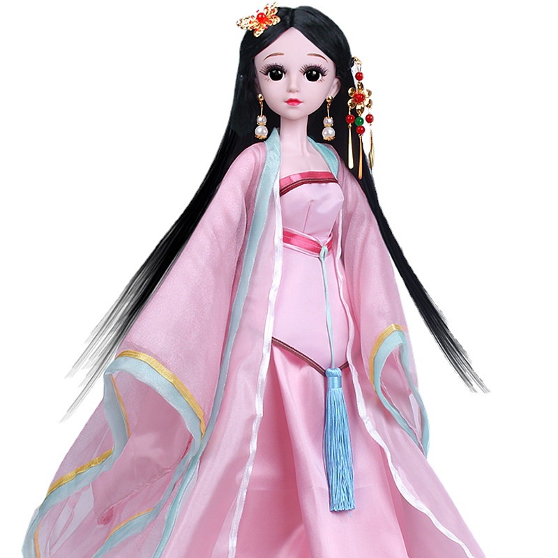 Sưu Tập Búp Bê BJD 60cm 1/3 18 Khớp Trong Bộ Váy Cổ Trang Đáng Yêu - KHÔNG KÈM PHỤ KIỆN