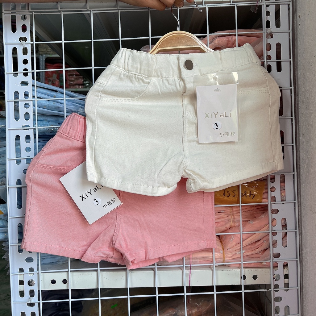 QG06 - Quần bé gái, quần đùi bé gái, chất thô co giãn 4 chiều, từ 8-17kg, richkid123