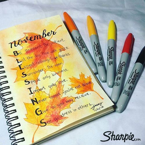 Bút lông dầu vẽ trên mọi chất liệu Sharpie Fine Point - Red (Màu đỏ)