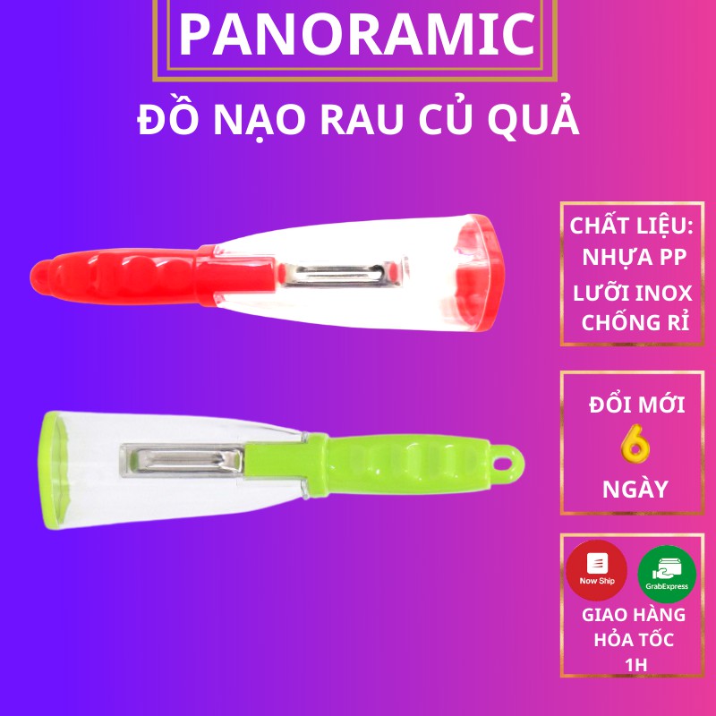 Đồ nạo gọt rau củ, dụng cụ gọt hoa quả cầm tay đa năng thiết kế an toàn, tiện dụng