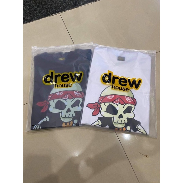 Áo thun tay lỡ DREW Xương trượt ván Hogoto shop , Áo thun unisex nam nữ form rộng oversize chất liệu Cotton | BigBuy360 - bigbuy360.vn