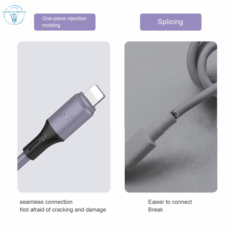 Dây cáp sạc Type-C silicon mềm màu trơn dài 1m 2.4a dành cho điện thoại dòng Android