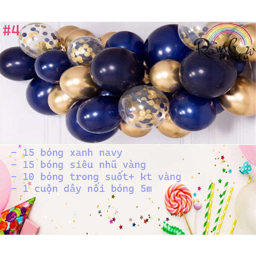 Set dây bong bóng trang trí sinh nhật tiện lợi