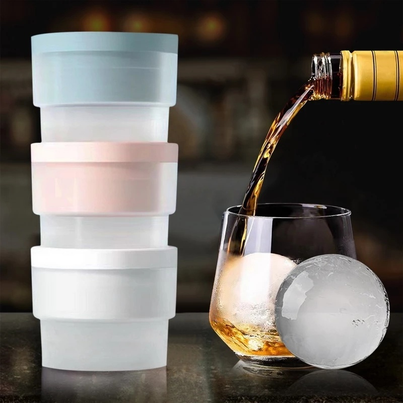 Khuôn Làm Đá Hình Cầu 3D 72 * 77mm Chất Lượng Cao