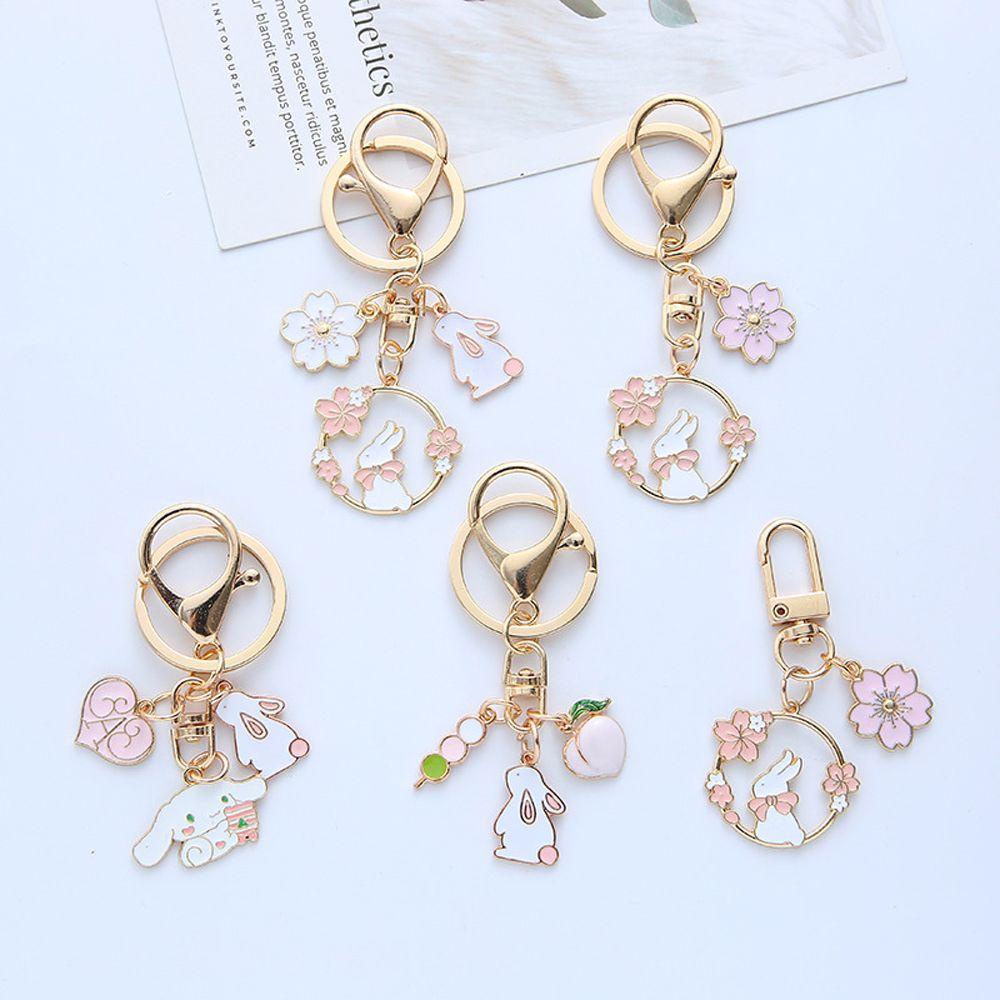 Móc Khóa Hình Hoa Anh Đào Hoạt Hình Xinh Xắn