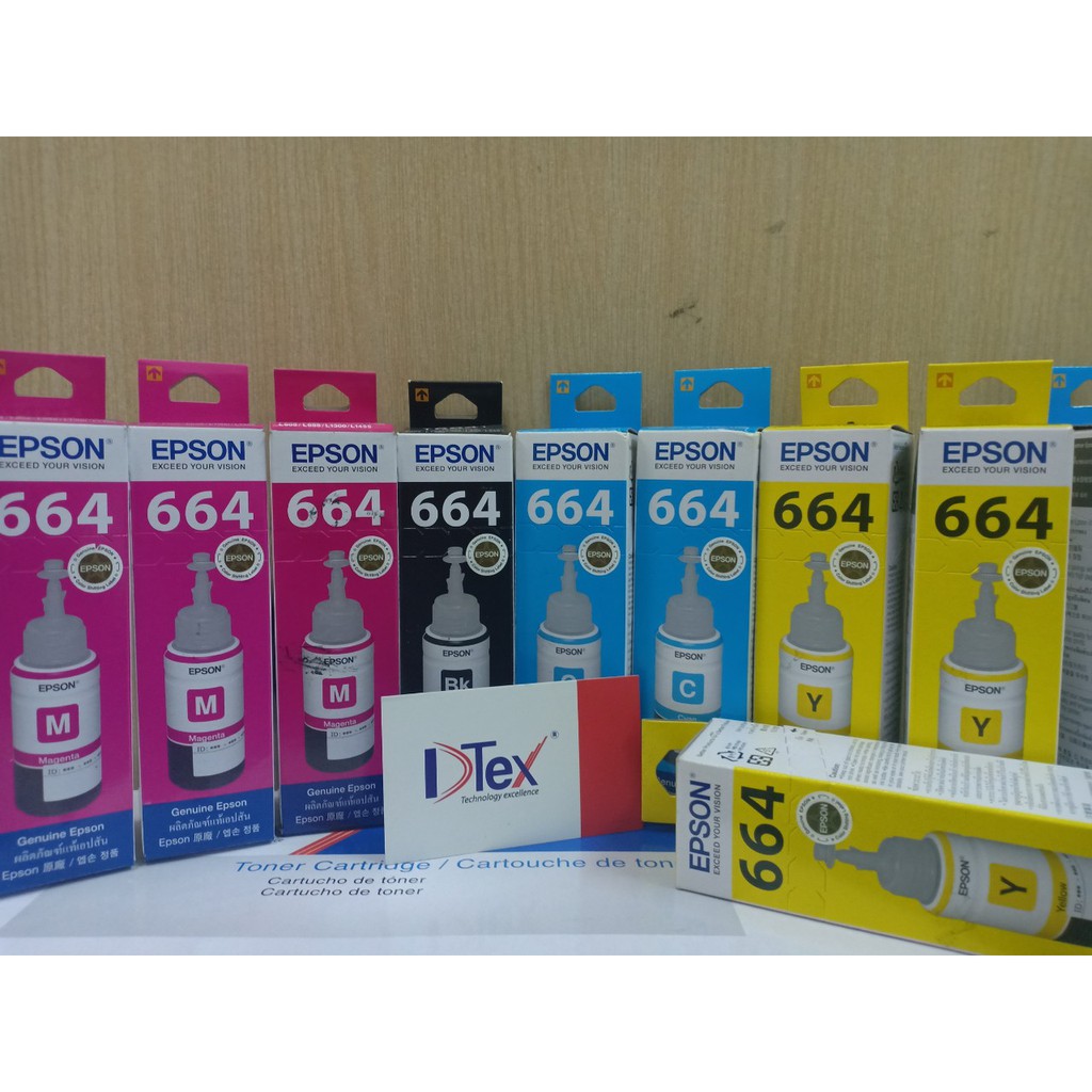 MỰC IN EPSON T6641 ĐEN (C13T664100) - HÀNG CHÍNH HÃNG