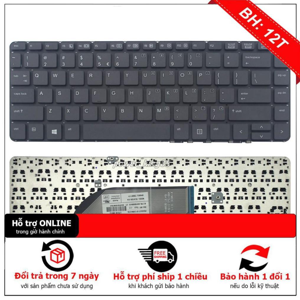 Bàn phím laptop HP PROBOOK 650 G1 655 G1 ( không chuột ở giữa phím )