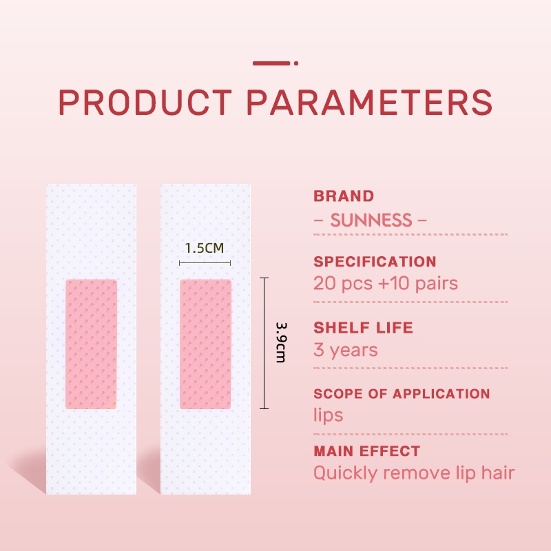 40 Miếng sáp wax lông KOPYRROL cho ria mép/vùng bikini/mặt 80g