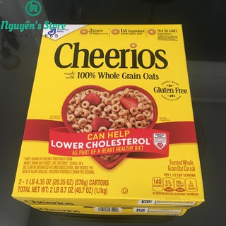 [CHEERIOS 576g USA] - Bánh ngũ cốc ăn sáng