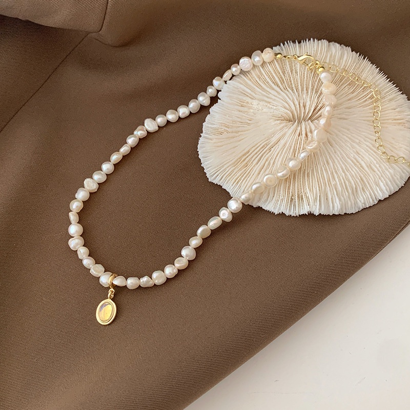 Vòng Cổ Choker Ngọc Trai Trắng Sang Trọng Thời Trang Cho Nữ