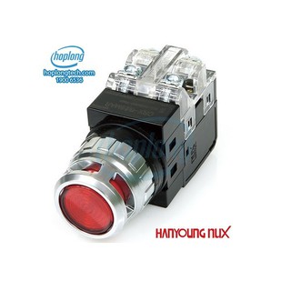 CRX-G25Mxx Hanyoung Nút nhấn có đèn dạng nắp bảo vệ nhấn nhả phi 25