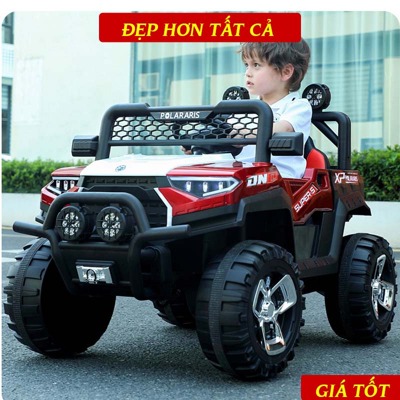 Xe Ô Tô Điện Trẻ Em Địa Hình SF 2000 Cực Ngầu, Mạnh Mẽ Vượt Mọi Vật Cản, Độ Bền Cao, Tự Lái & Điệu Khiển