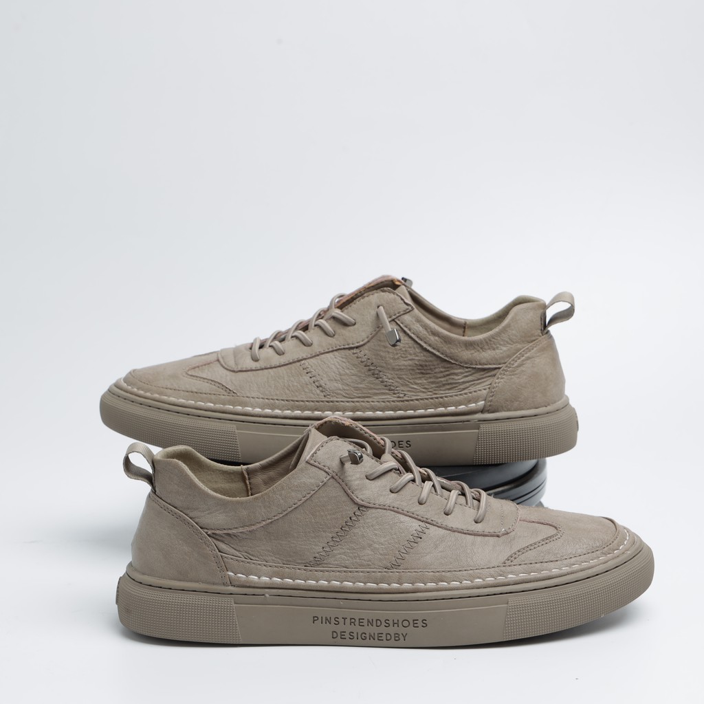Giày nam Duvall, giày da bò thật nam, sneaker cao cấp DV447