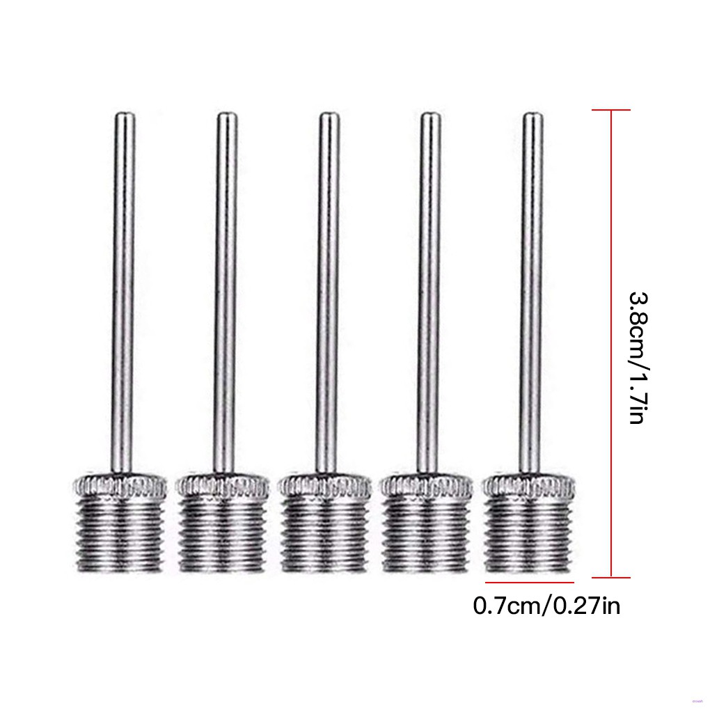 Set 5 Kim Bơm Bóng Bằng Thép Không Gỉ Bền Bỉ