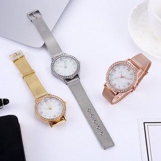 [Freeship đơn từ 150K] Đồng hồ nữ SOLANO dây thép lụa cao cấp, kính tráng sapphire đính đá 3D nổi sang trọng