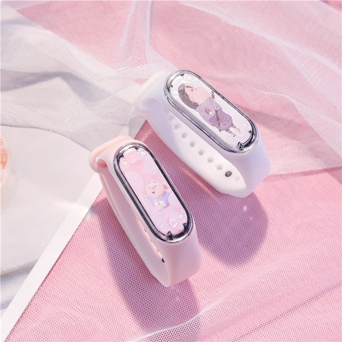 Đồng Hồ Thời Trang Nam Nữ Led Thông Minh Cảm Biến Hình Hoạt Hình Siêu Hot Trend 2021