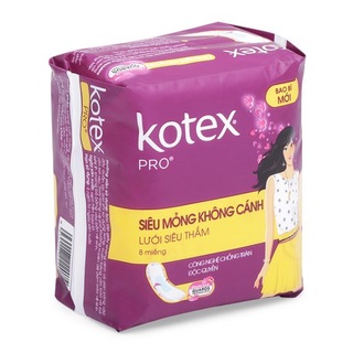 BVS KOTEX SIÊU MỎNG 8M SIÊU THOẢI MÁI