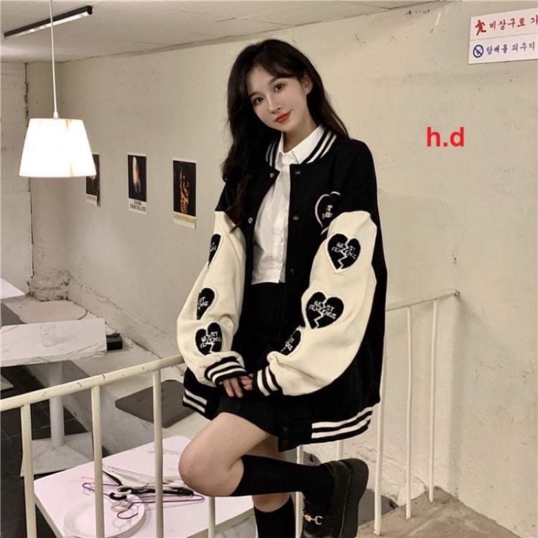 Áo khoác bomber tim vỡ HĐ1021