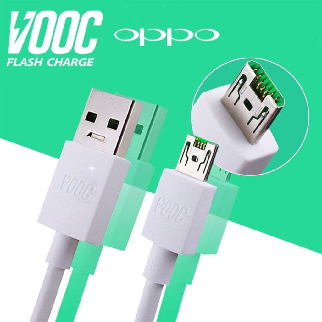 Cáp sạc nhanh Oppo VOOC - 5V 4A - Micro-USB dài 1m