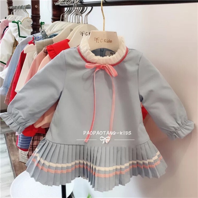 Váy thu đông cao cấp cho bé gái