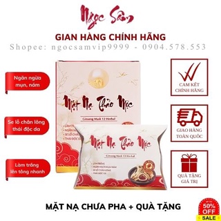Xả l ỗ mặt nạ ngọc sâm trắng da ngừa mụn