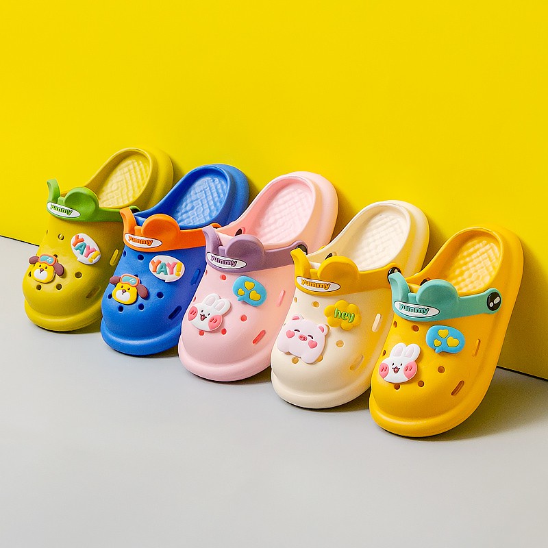 Dép Cheerful Mario chống trượt họa tiết hoạt hình đáng yêu thoải mái thời trang mùa hè cho bé trai và gái