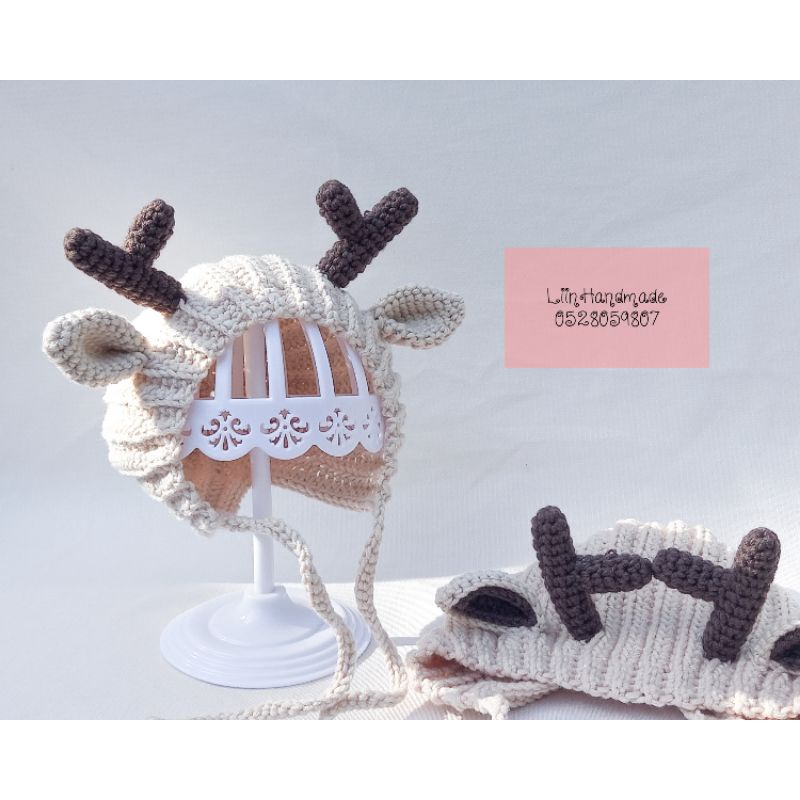 Set nón + giày noel cho bé yêu - Handmade