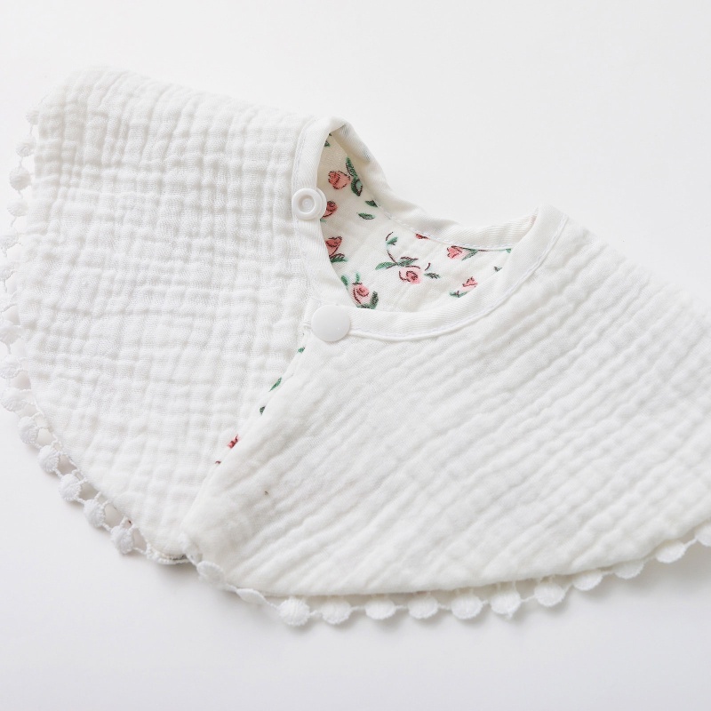 Yếm Ăn Cotton 6 Lớp Xoay 360 Độ Dành Cho Đi Cắm Trại