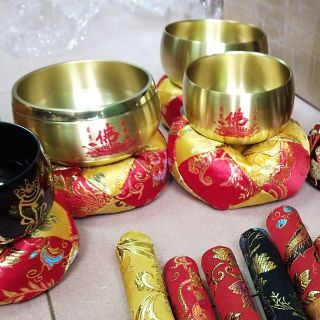 Chuông bát đồng vàng công nghệ Đài Loan 3in - 3.6in - 4in