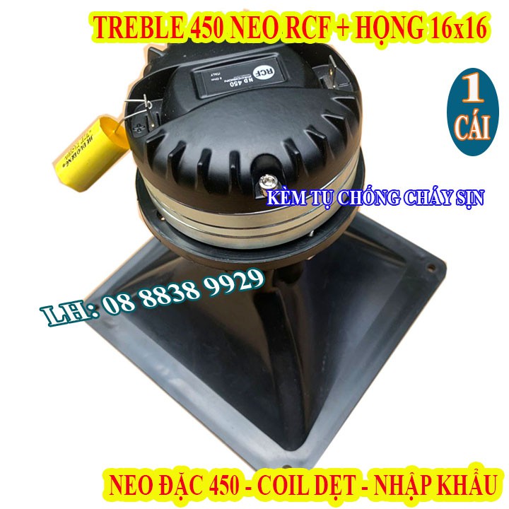 LOA TREBLE TỪ NEO 450 RCF VIỀN ĐỒNG SIÊU TỪ NHẬP KHẨU CAO CẤP + TỤ SỊN + HỌNG 16X16 - GIÁ 1 LOA