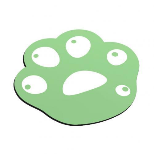 Miếng Lót Chuột Cao Su Chống Trượt Hình Chân Mèo 280*250*3mm