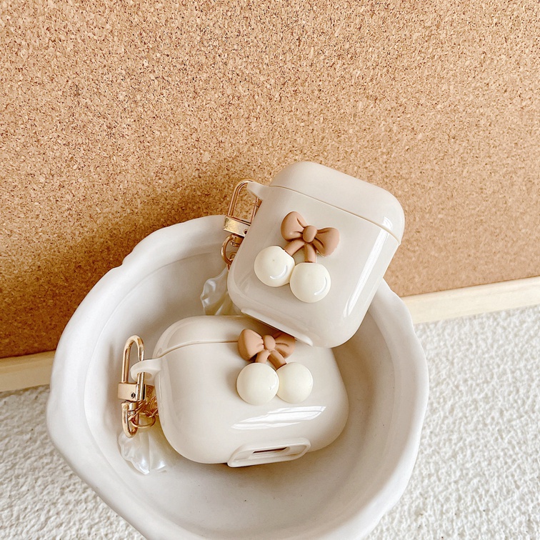 Vỏ Bảo Vệ Hộp Sạc Tai Nghe airpods 1/2 pro Bằng tpu Dẻo Họa Tiết Hoạt Hình Dễ Thương Kèm Dây Đeo Tiện Dụng