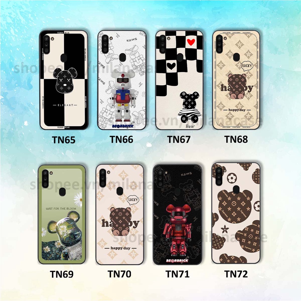 Ốp Samsung A11 / M11 gấu be@rBrick gấu Teddy Kaws siêu đẹp, phong cách, cá tính