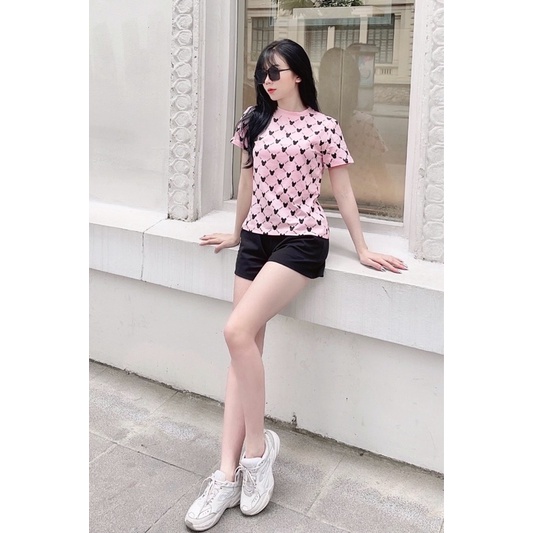 Bộ nữ thể thao chất cotton cao cấp hè 2022