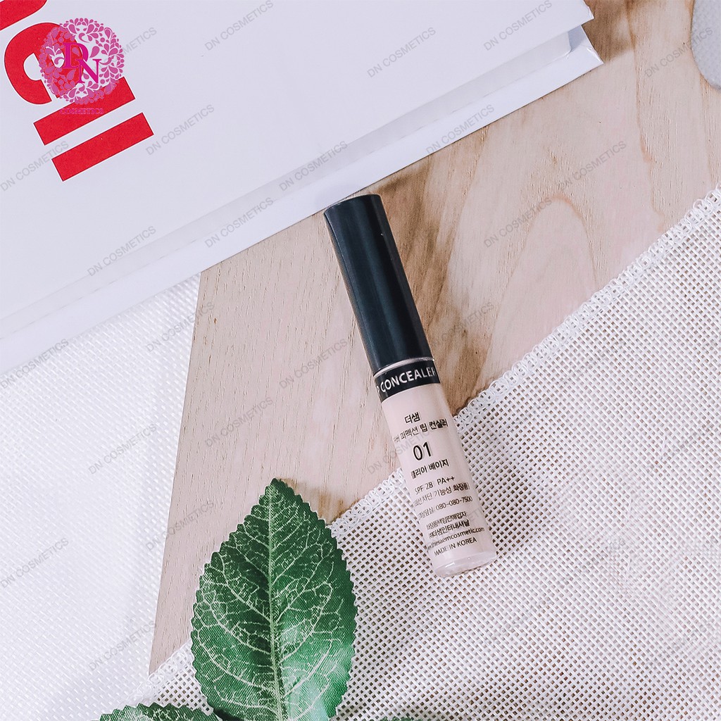 Kem che khuyết điểm The Saem Cover Perfection Tip Concealer SPF28 PA++ 6.5g