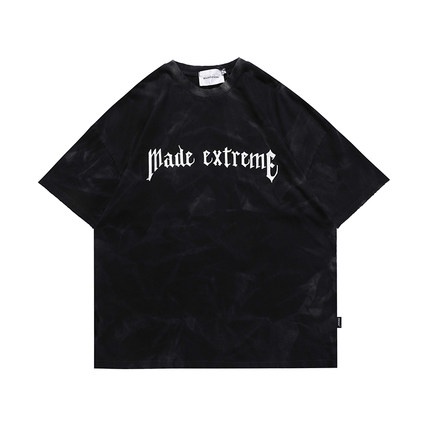 Áo thun SUXI ngắn tay cổ tròn dáng rộng in họa tiết kiểu đường phố cá tính dễ phối đồ hợp thời trang hè