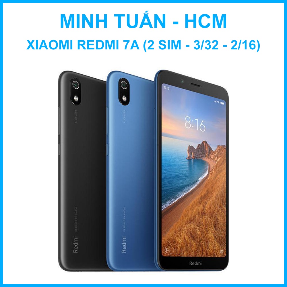 Điện Thoại Xiaomi Redmi 7A 2 Sim, Pin 4000, Chính Hãng Giá Rẻ