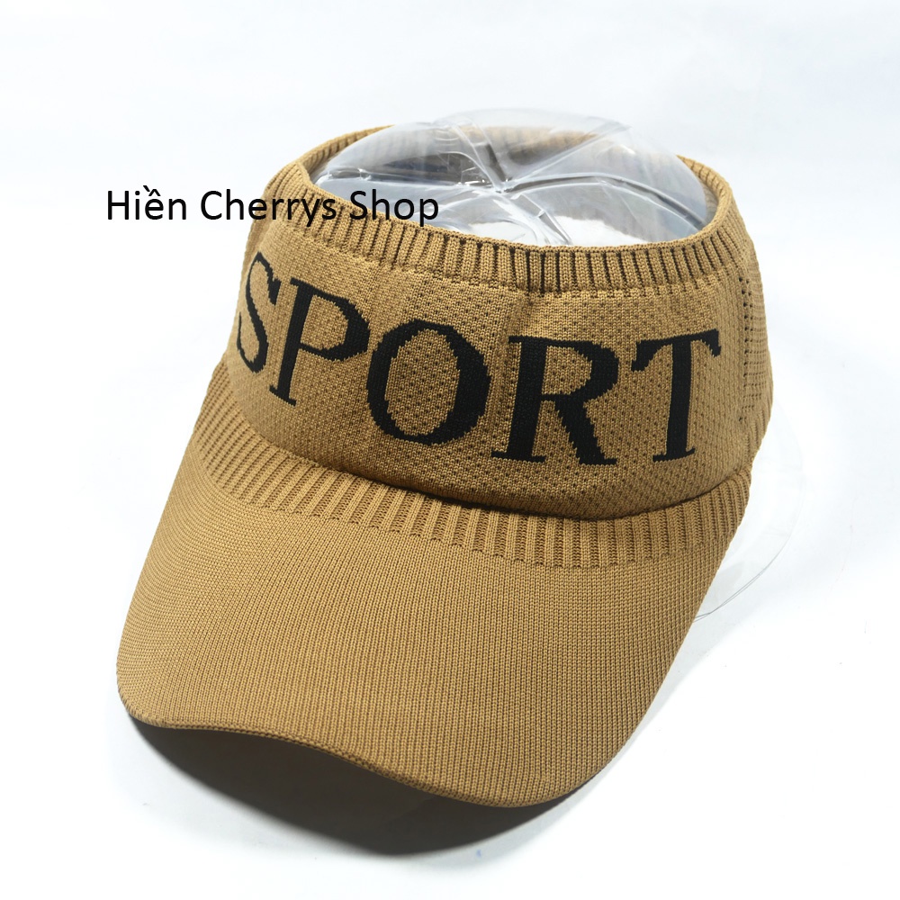 Nón kết in sport thể thao loại nửa đầu chất liệu len - chất liệu vải len cao cấp co giãn tạo nên sự thoải mái khi đội