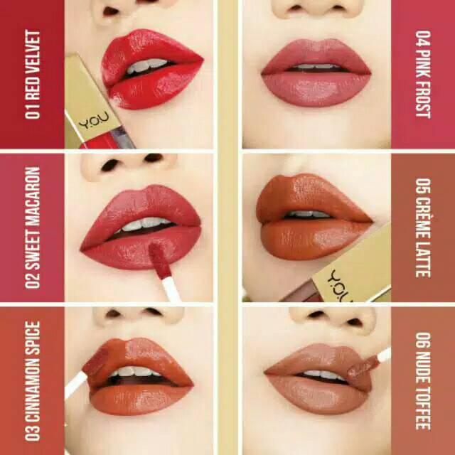 (hàng Mới Về) Son Môi Dạng Kem Y.o.u Chất Satin Cao Cấp | BigBuy360 - bigbuy360.vn