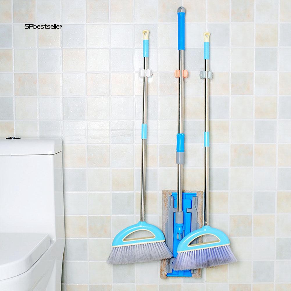 Giá treo chổi/cây lau nhà gắn tường tiện dụng cho phòng bếp