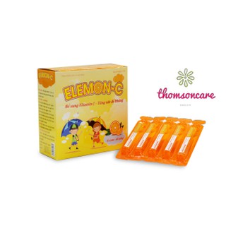 Elemon c, bổ sung vitamin c dạng ống - vị cam dễ uống cho bé
